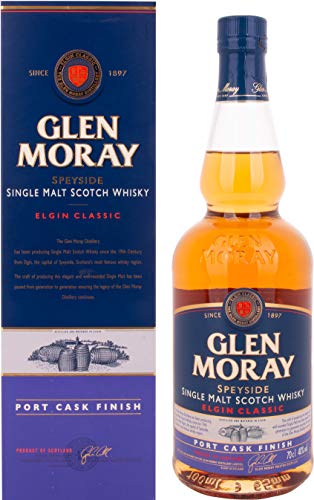 Glen Moray Elgin Classic Port Cask Finish Small Batch Release 40% Vol. 0,7l...