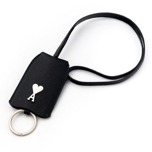 [AMI PARIS] アミパリス キーリング キーホルダー ストラップ付き ブラック USL401 AL0036 0014 [並行輸入品]のサムネイル