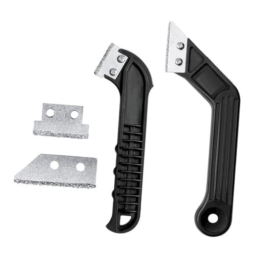 HOMSFOU Fliesenreinigungsset mit Schrägem Ecken und Fugenkratzer Praktischer Spachtel und Cutter Langlebiges Ergonomisches Werkzeug für Präzises Entfernen von Fliesenfugen Boden und HOMSFOU Fliesenreinigungsset mit Schrägem Ecken und Fugenkratzer Praktischer Spachtel und Cutter Langlebiges Ergonomisches Werkzeug für Präzises Entfernen von Fliesenfugen Boden und