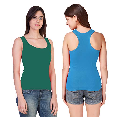 Image of Camisole Tank Top Vest Racerback Sando Camis for Women, Girls (Pack of 2)