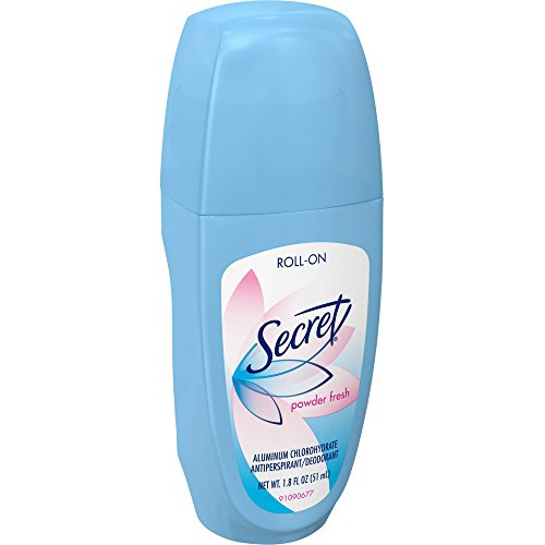 Secret Original Roll-On Antiperspirant Deodorant 1.8 oz (Pack of 5)