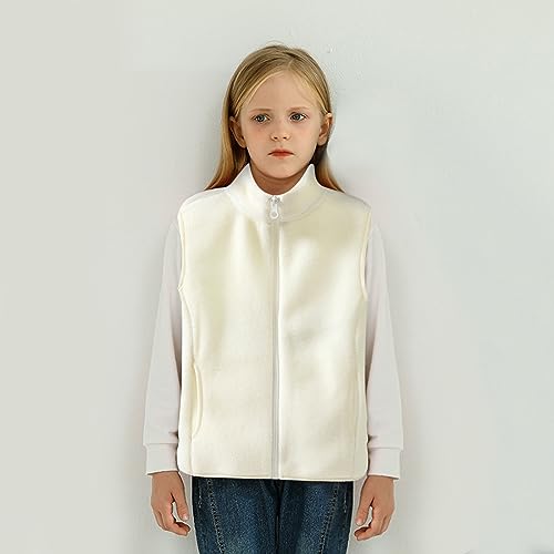 Kids Jacket Toddler Boys Girls Vest Faux Fur Waistcoat Thick Coat Zipper Closure Sleeveless Jackets Outerwear3