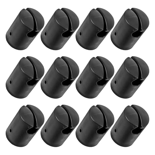 ERINGOGO 12 Piezas Tapas Protectores para de Trampolín Cubiertas Plásticas Resistentes al UV para Extremos de Tubos Repuestos para Sistema de Seguridad Cama Elástica Exterior