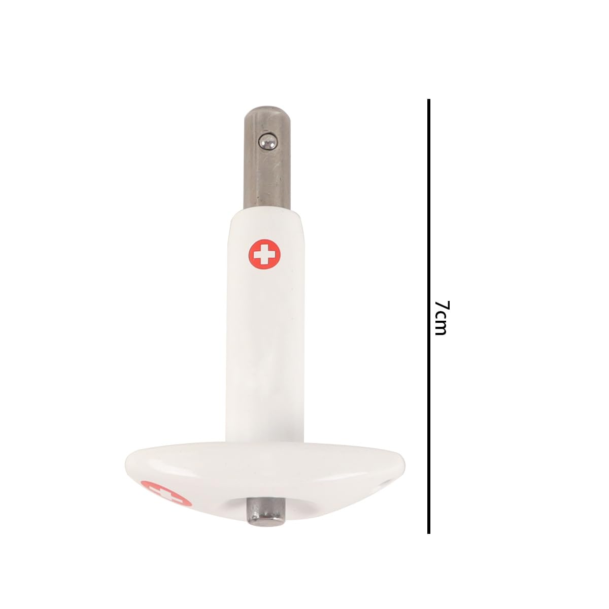 HUBa Estrattore di Cuscinetti in Acciaio Inox per Ruote da Skate, Pattini a rotelle, Longboard, profondità di rimozione 8 mm, Bianco