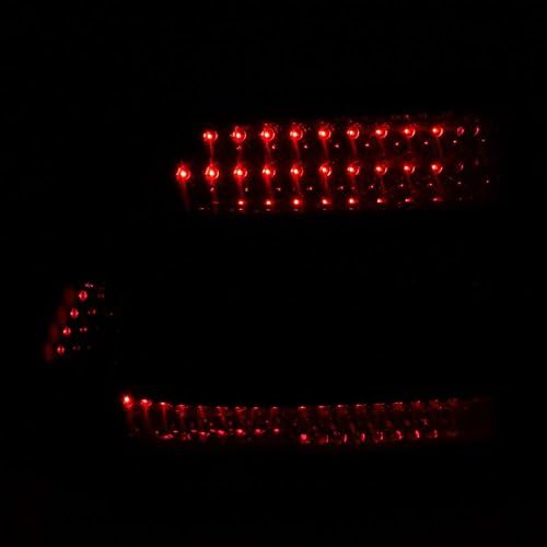 L.E.D Taillights Red/Clear Assembly Set for Porsche Cayenne - (Pair) Driver Left and Passenger Right Side Replacement