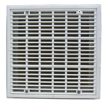 POOLX Swimming Pool ABS Square Main Drain Cover Size 12"x12" its Basically a Cover for Pool Drain