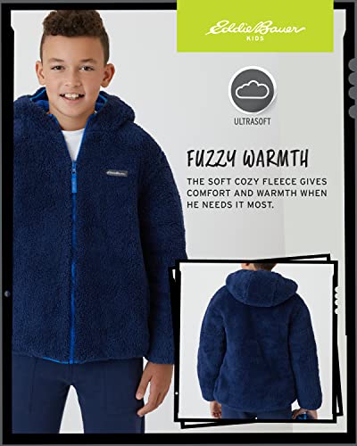 Eddie Bauer Boys' Reversible Jacket - Waterproof Lightweight Fleece Lined Hooded Puffer Coat - Boys Outerwear Jacket thumb #4