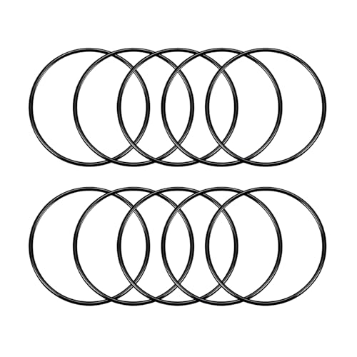 Mandouer Nitrile Rubber O-Rings, 35mm OD 31mm ID 2mm CS, Metric Rubber Washers and Seals for Tap, Plumbing, Automotive, Pack of 10