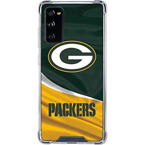 Skinit Clear Phone Case Compatible with Galaxy S20 FE - Officially Licensed NFL Green Bay Packers Design