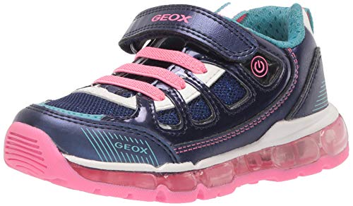 Geox J ANDROID GIRL C, Scarpe da Ginnastica Basse Donna, Blu (Blue C4000), 38 EU