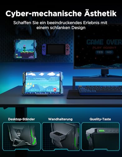 Govee Pixel Licht Gaming Quadrat, 32x32 RGB Pixel Art LED Panel mit AI-fähig, DIY-Funktion mit 150 Szenenmodi und 10 Musikmodi, 30fps/s, Arbeiten Sie mit Alexa und Google Assistant für das Spielzimmer 6