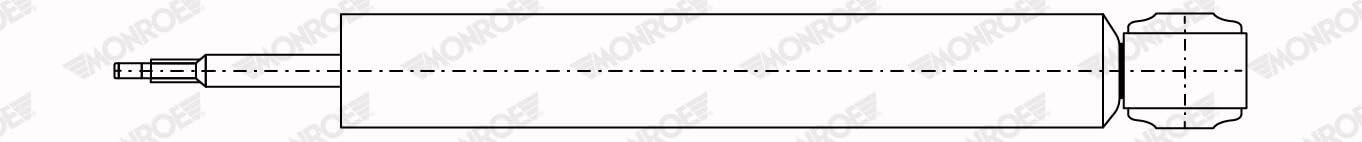 MONROE 2x Ammortizzatore A pressione del gas 44001