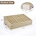 Ozzptuu 24-Grid Wooden Cell Phone Holder Desktop Organizer Storage Box for Classroom Office (24-Grid)