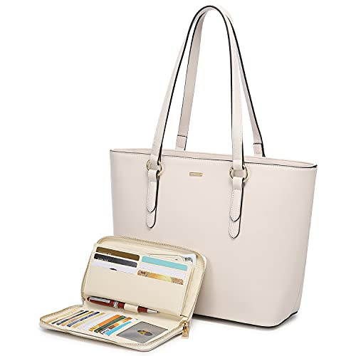 LOVEVOOK Purses and Wallet Set for Women, Work Tote Purse Shoulder Bag, Fashion Handbags with Matching Wallets Set 2 Pcs - Image 4