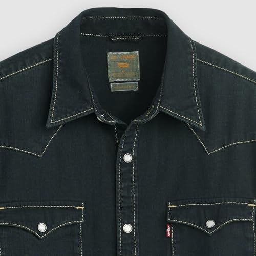 Image of Levi's Men's Solid Slim Fit Denim Shirt