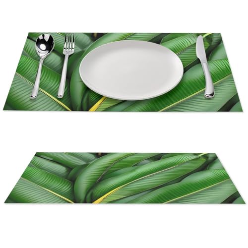 Sets de table en PVC antidérapants résistants chaleur lavables pour restaurant