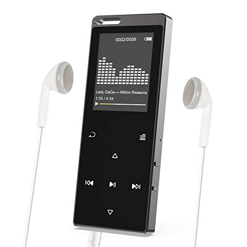 Mp3 Mp4 Player Bluetooth Ruizu D15 8gb Metal Gravador Bateria 80 Horas Multimídia Alto-falante Fone