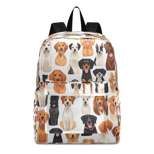 Cute Dogs Puppy (10) Kids Backpack Backpacks for Boys Girls Teen School Bookbag Laptop Bag Daypack Large Travel Sports Bags