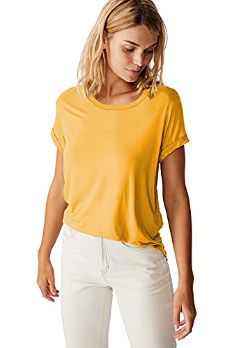 Image of Fabricorn Stylish Plain Up and Down Cotton Tshirt for Women