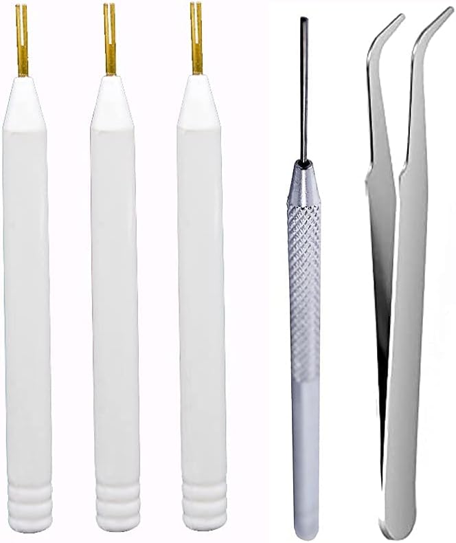 5 PCS Paper Quilling Kits Handmade Rolling Curling Quilling Needle Pen for Art Craft DIY Paper Multifunction DIY Paper Cardmaking Project Tools Set