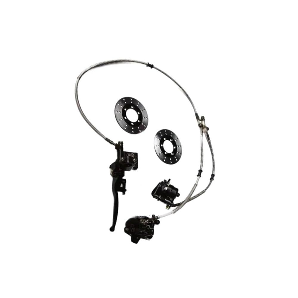 Kit freno idraulico a pedale da 1 a 2 adatto for buggy GO KART ATV ​​UTV fai da te