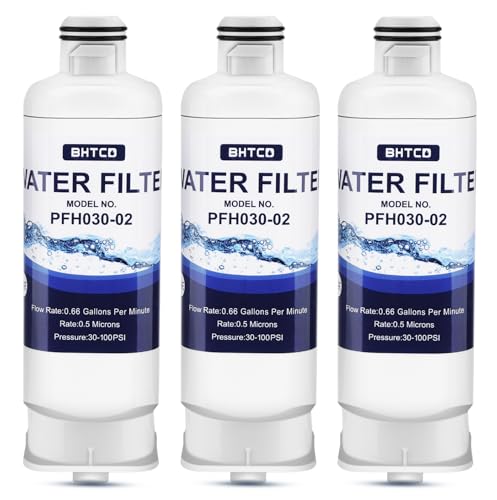 Image of Water Filter for Samsung RF23BB8600QLAA / RF30BB6600QLAA / RF30BB660012AA / RF30BB6200QLAA / RF29BB8600QLAA /RF29BB860012AA / RF30BB620012AA Refrigerator Replacement -3PCS