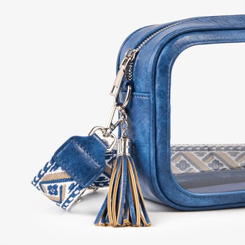 Image of Unilily Clear Bag for Stadium Events, Clear Purse Stadium Approved Crossbody Bag for Concerts Sports Festivals Events Women
