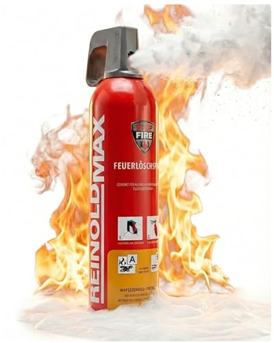 Xenotec Feuerlöscher - Löschspray 1x750 ml - Feuerlöscher Auto - Küche, Haushalt, Auto Feuerlöscher Schaum - Schaumlöscher - Co2 Feuerlöscher - Kompakter Feuerlöscher für unterwegs