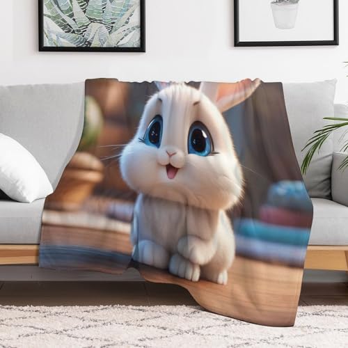 Couvertures en lapin haut de gamme 100% flannel super douce - 3