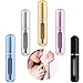 Widream 5 Pcs Atomizador de Perfume Recargable, Atomizador de Perfume 5ml, Mini Botella de Spray Recargable Portátil, para Bolso, Viajes, Vacaciones, Viajes Aéreos