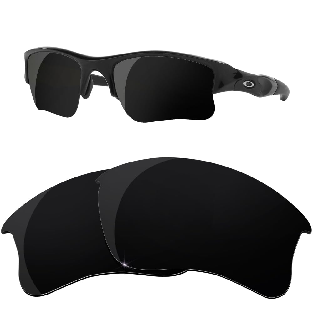 [HiCycle2] 剥がれ防止 オークリーレンズOakley Flak Jacket XLJ交換レンズ 偏光 フラックジャケットXLJ レンズ-マルチオプション型