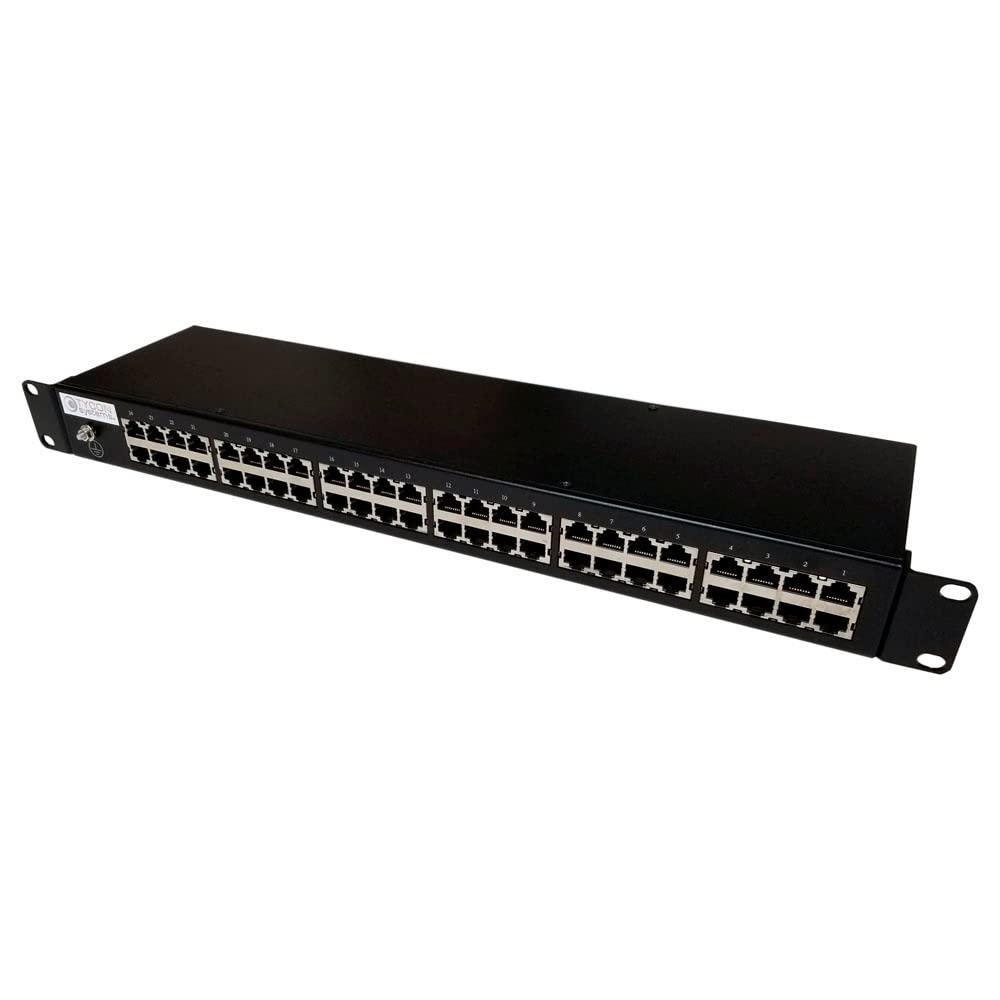 Tycon Power Systems - TP-ESP-1G-24RM - Network Lightning/Surge Protector, 24 Port Rack Mount, 1Gbps Data Rate, LAN/PoE 70V Clamp Voltage, 10KA Surge