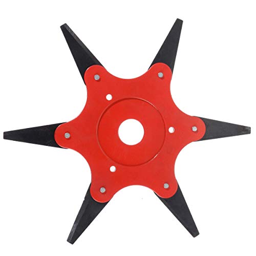 KIING DO WAY Trimmer Head Cutter Trimmer Replacement Head 6 Steel Blades Razors 65Mn Trimmer Head Cutter Grass Weed Eater Brush Cutter Tool for String Trimmer