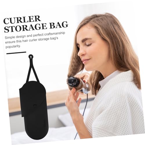 Bolsa de silicona para rizador y plancha de pelo, organizador resistente al calor miniatura 3