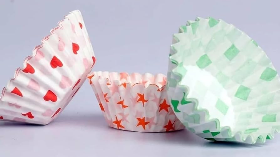 Royals Fancy Color Muffin Paper Cups – Pack of 300 Multicolor Cupcake Liners for Baking Muffins, Cupcakes & Desserts | Greaseproof, Disposable, and Oven-Safe Party Bakeware for Birthdays & Events 2