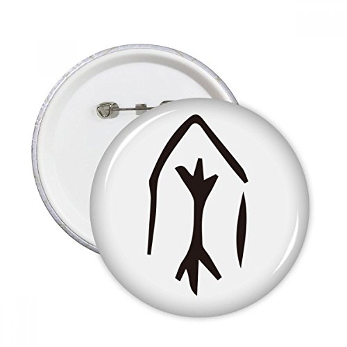 Badge Os Chinois Personnage pour Personnaliser vos Vestes et Sacs au Quotidien