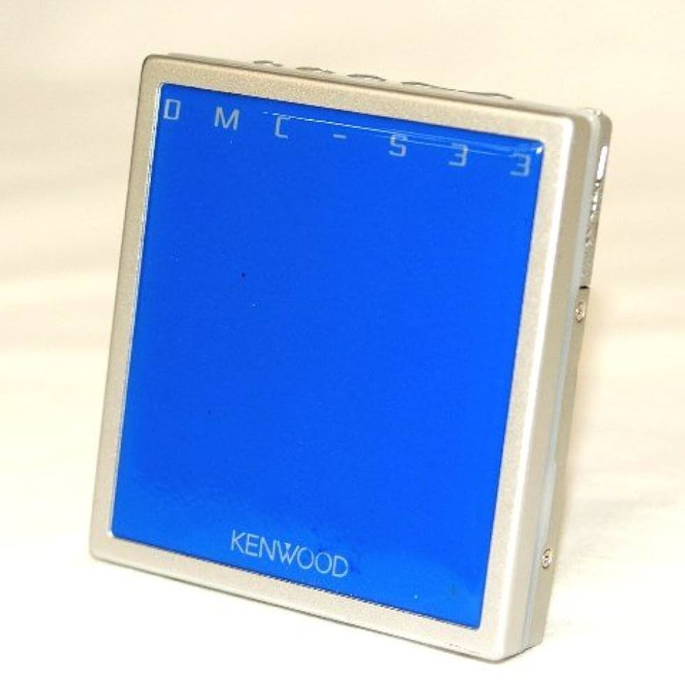 KENWOOD ポータブルMDプレーヤー　DMC-S33 完動品 Amazon | KENWOOD ケンウッド DMC-S33-L（ブルー） ポータブルMD