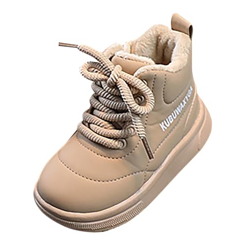 Girls Ankle Boots Combat Boots Lace Up Non-Slip Cowboy Boots Breathable Toddler Boots for Toddler Little Kid Big Kid