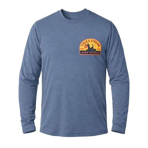 Image of Field & Stream Men's Roll Cast Long Sleeve Performance Tee Shirt with Drirelease