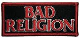C&D Visionary P-0496 Bad Religion Logo Patch, Black, Red