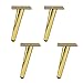 4 Piezas Patas de Muebles, Patas de Mesa de Metal, Supporting Foot Patas para Muebles, Pies para Muebles de Forma Cónica, para Cocina Gabinete Gabinete Encimera Barra Mesa Escritorio Sofá, 100mm