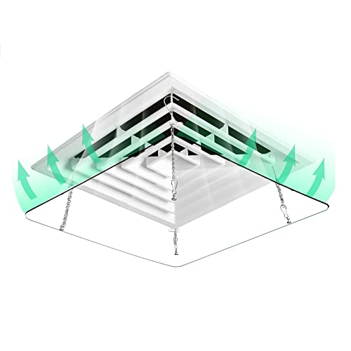 Déflecteur de climatisation de haute précision, transparent et réglable