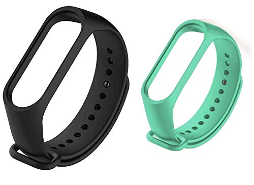 Image of TechMount� Wristband Band Straps Replacement Belt for Xiaomi Mi Original Bands Pack of 2