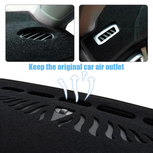 TDOQLYGR Fit for Nissan Sunny 2004 2005,Car Dashboard Cover,Non-Slip Dash Mat Dashboard Cover,Black Dash Cover Mat,Car Accessories