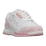 British Knights Women's Metros Sneaker, White/Crystal Rose, 8