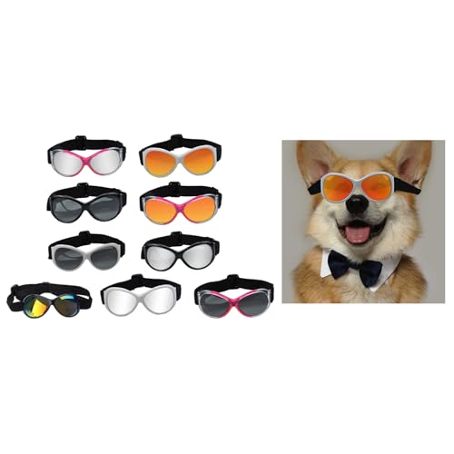 Ywmsfl Winproof Dogs Suitable for Large Dogs Pet Glasses for Snow Beach Outdoor Snow Sports Eye Wear