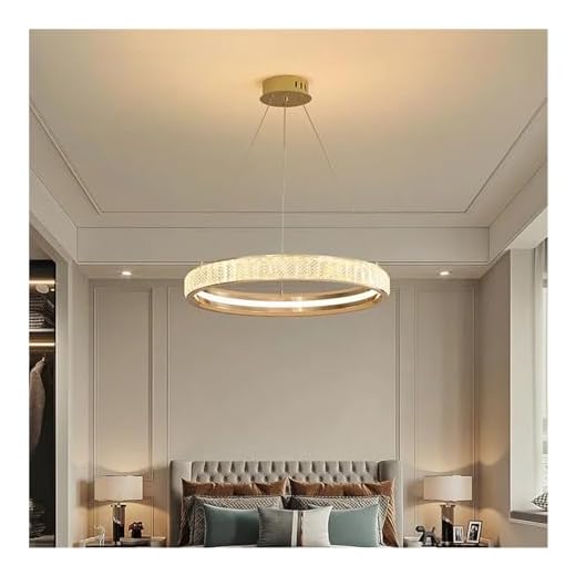 - Modern Ring Light Interior Decoration Living Room Luxury Crystal Pendant Lamps Gold,Chandelier