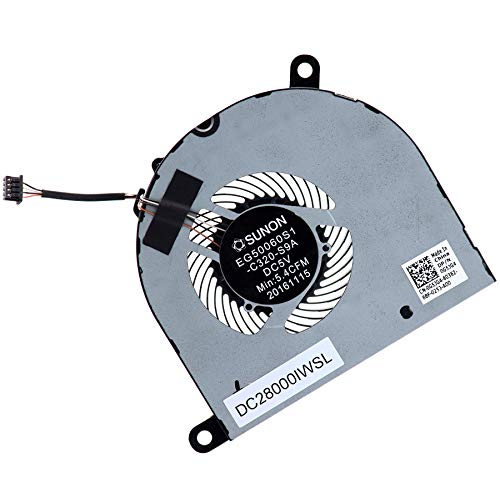 Deal4GO CPU Cooling Fan P5F39 0P5F39 DC28000IXDL Replacement for Dell Latitude 5480 5488 5490 5491 5495 E5480 E5490 (UMA Graphics)
