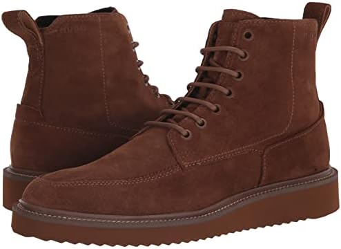 HUGO Mens Round Toe Lace Up Boots Hiking Shoe, Sand Beige, 11 US | Image 6