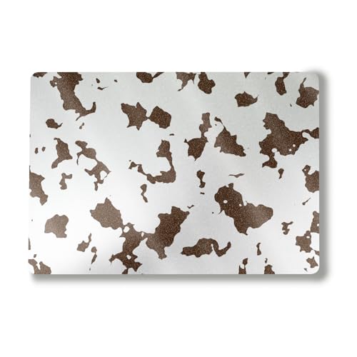 Image of Glossy Glitter Laptop Skin Compatible with Alienware M18 R2 (2024) - Brown Cow - Premium 3M Vinyl Protective Wrap Decal Cover - Easy to Apply | Crafted in The USA by MightySkins